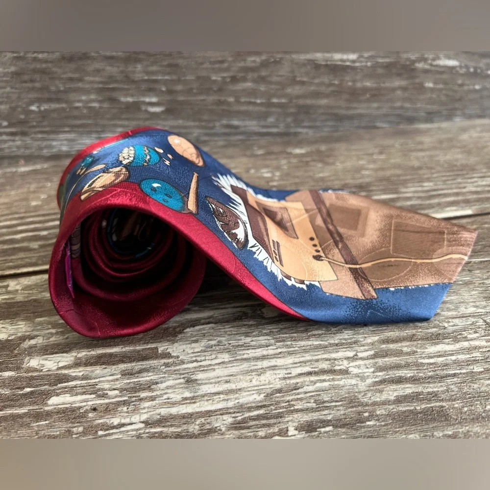 Thinking of You necktie men’s formal wear tie vintage Dads‎ sports TV colorful